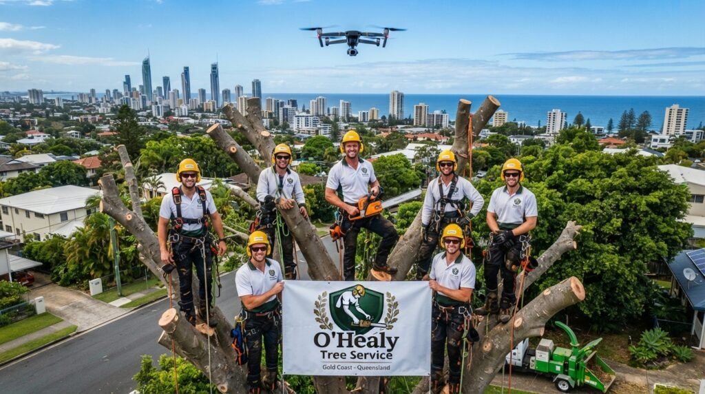 O’Healy Tree Service crew on the Gold Coast